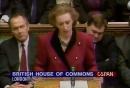 Margaret Beckett talks to the house after the death of John Smith MP