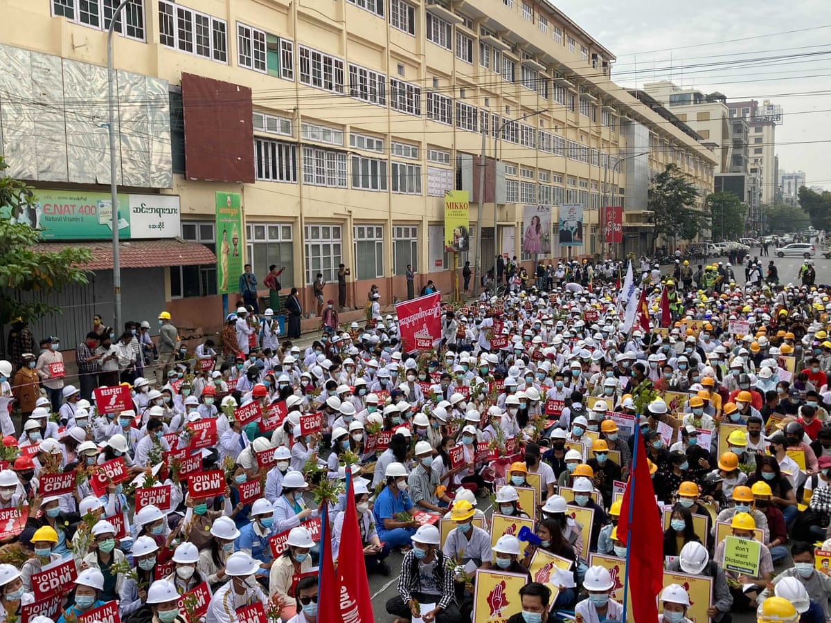 Myanmar Coup Witnesses Describe Killing Of Protesters As Unrest Continues Myanmar The Guardian Myanmar Coup Witnesses Describe Killing Of Protesters As Unrest Continues Myanmar The Guardian
