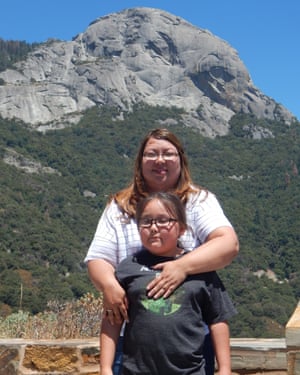 Cheryl Thinn and her son, Kyle. Cheryl died on April 11th and was buried next to her father.