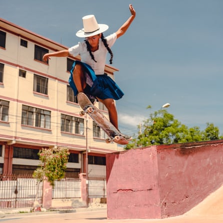 Deysi Tacuri Lopez (27), started skateboarding at around 20 years old.