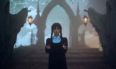 Jenna Ortega in Wednesday.