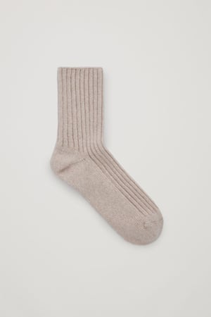 Cashmere socks, £25, cosstores.com