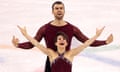 Eric Radford with his skating partner Meagan Duhamel