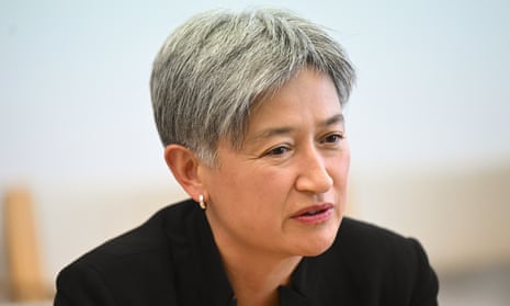 Head and shoulders of Penny Wong