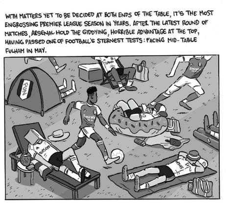 Peppa Pig portrayed playing for Tottenham Hotspur in a David Squires cartoon panel, panel 2