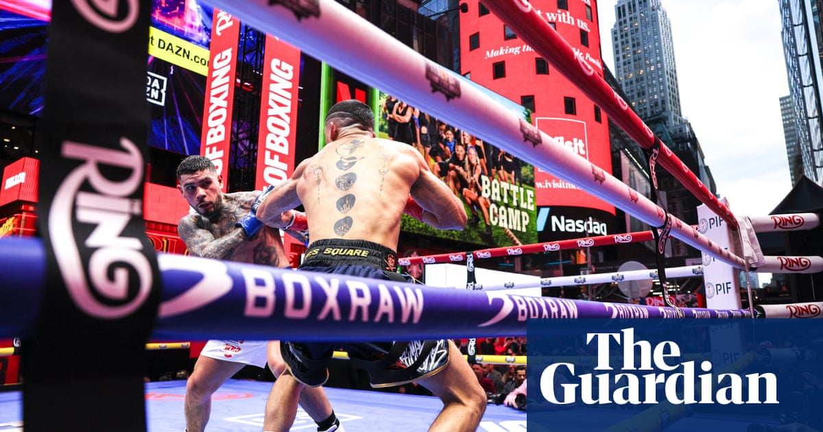 ‘It took a lot of money’: the Saudi boxing juggernaut comes to Times Square