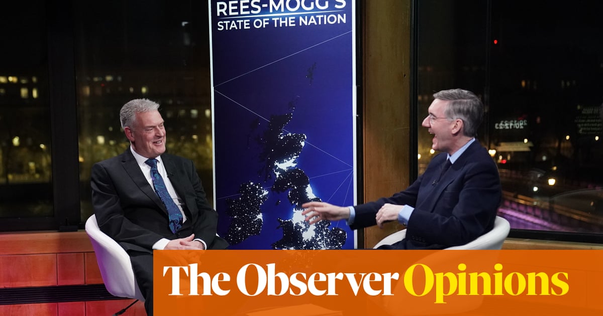 Jacob Rees-Mogg is just posing as a GB News anchor, but Ofcom doesn’t care if we’re confused | Catherine Bennett