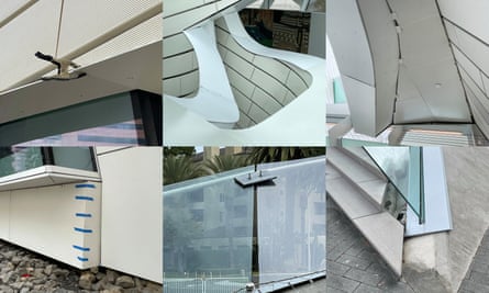 Some of the OCMA building’s defects.