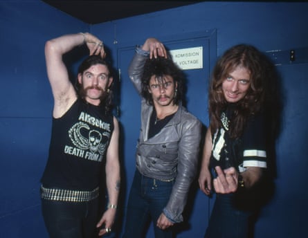 Anti-widdly-woo: Lemmy, Phil Taylor and Eddie Clarke.