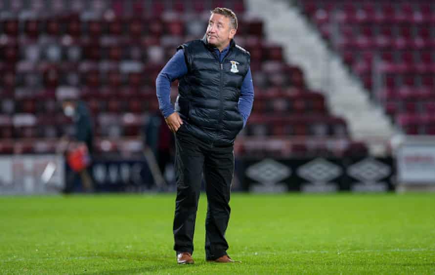 John Robertson last October during his time as Inverness manager. ‘I was running myself into the ground, not sleeping and taking too much on,’ he says.