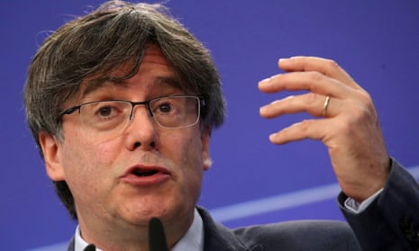Carles Puigdemont’s immunity as a member of the European parliament was stripped in March.