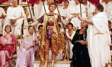Malcolm McDowell as Caligula in the 1979 film of the same name.