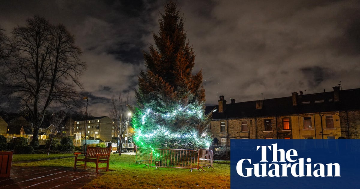 Yorkshire village’s half-lit Christmas tree labelled ‘worst in the north’