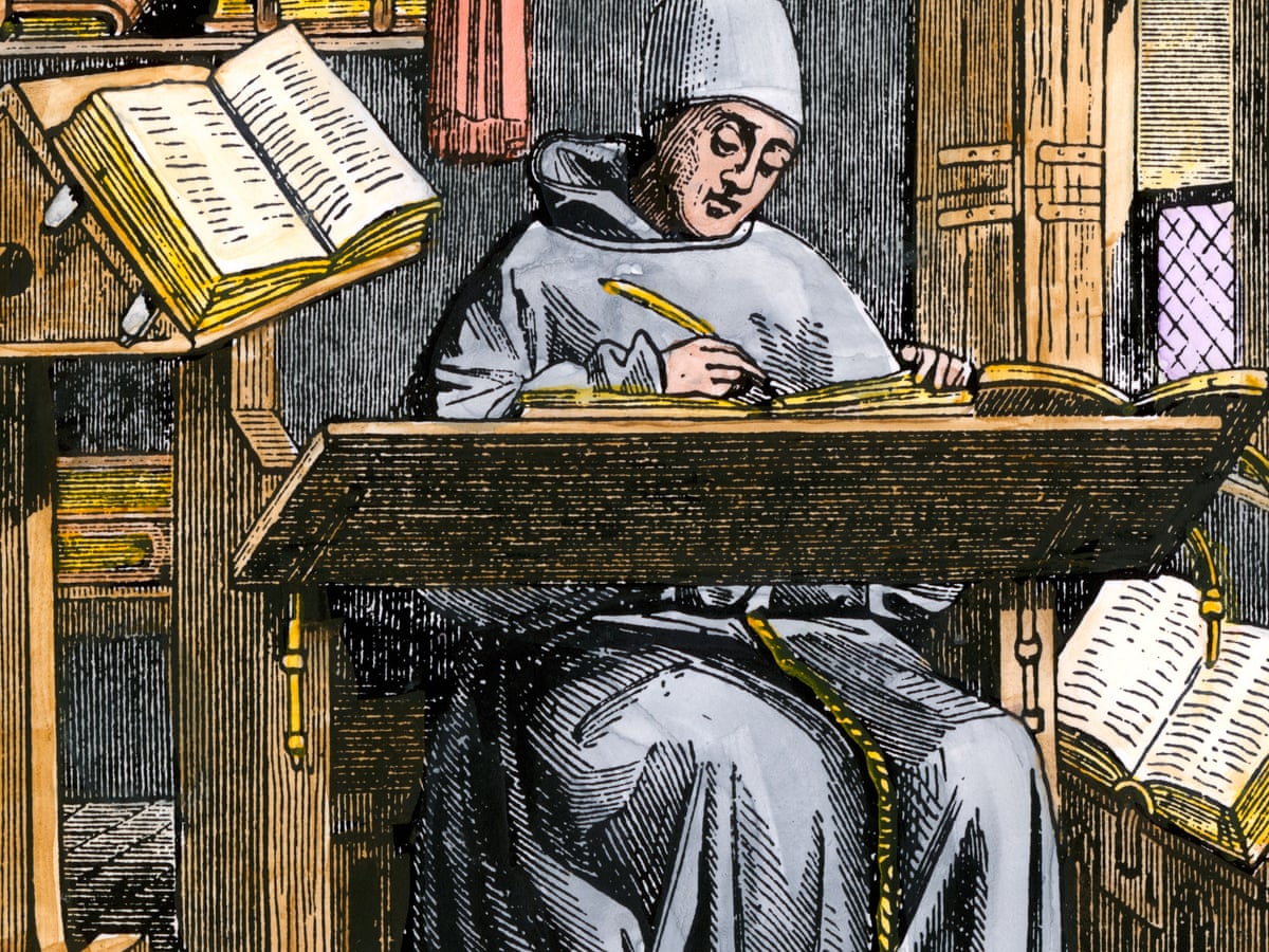 Scribe Example Drawing Medieval Scribe Drawing