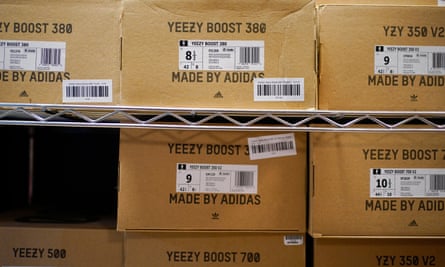 Adidas plans not to destroy unsold Yeezy stock but sell it off for charity | Fashion | The Guardian Adidas plans not to destroy unsold Yeezy stock but sell it off for charity | Fashion | The Guardian