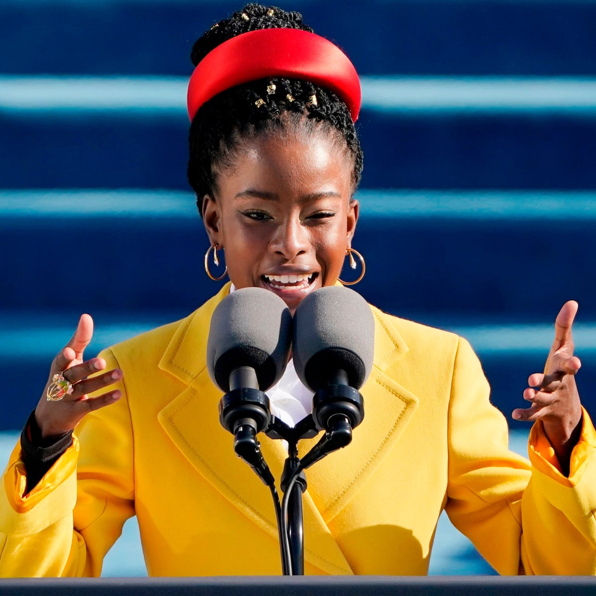 How Amanda Gorman Became The Voice Of A New American Era Poetry The Guardian