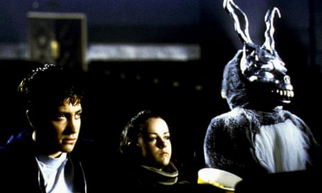 ‘I thought it was going straight to video’ … Jake Gyllenhaal, Jena Malone and Frank the rabbit in 2001’s Donnie Darko.