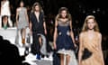 Models walk the runway during the Louis Vuitton womenswear autumn/winter 2024-2025 show as part of Paris fashion week.
