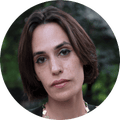 Kay Gabriel, a woman looking ahead in portrait