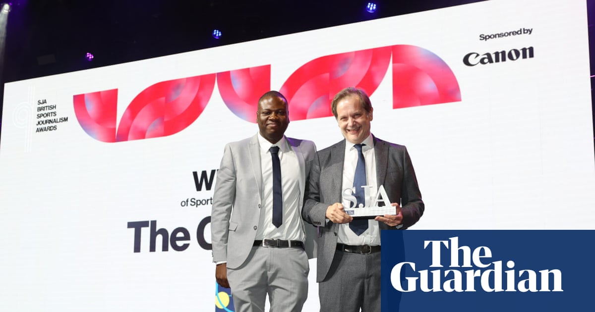 Guardian Sport and Jonathan Liew win top prizes at SJA Awards