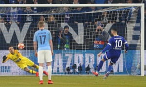 Nabil Bentaleb shoots with his second punishment at night.