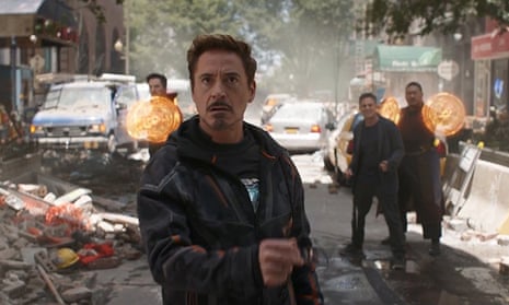 MCU’s most recognisable figure … Tony Stark in Avengers: Infinity War.