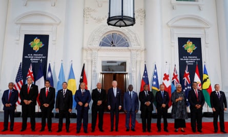 Leaders at the US-Pacific Island Country summit in September 2022.