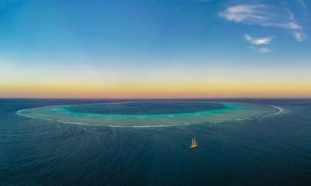 Scott Reef off the coast of Western Australia.