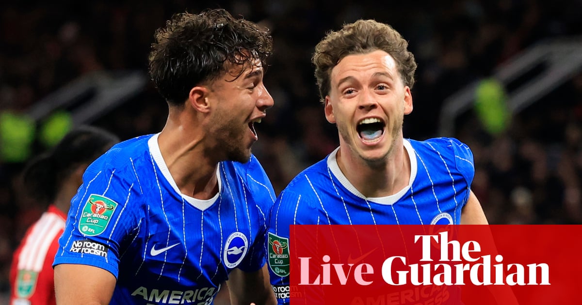 Manchester United 2-3 Brighton, Coventry 1-3 Aston Villa and more: Carabao Cup clockwatch – live
