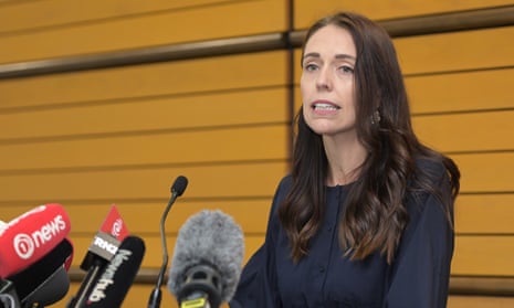 Jacinda Ardern speaks at a press conference