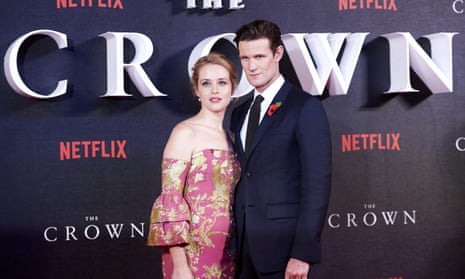 Claire Foy and Matt Smith of The Crown