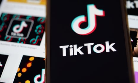 The logo of TikTok