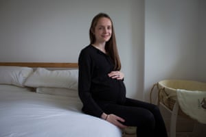 Joanna Edwards, 32, in London, UK is pregnant with her first child