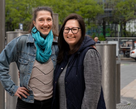 Éva (left) & Mariann (right) in Budapest