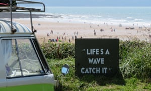 Noddy on the coast near Croyde
