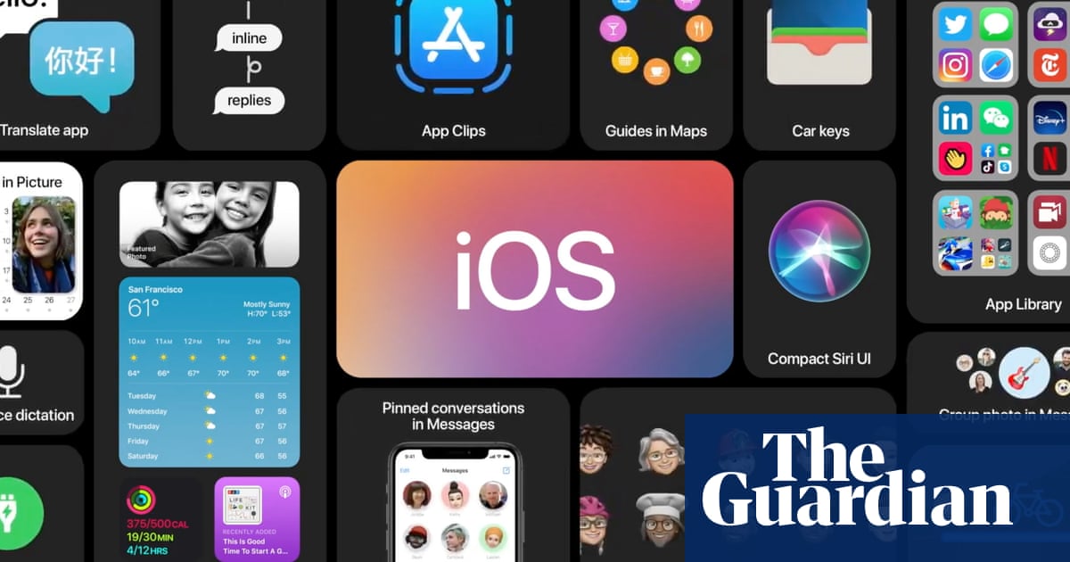 Apple Ios 14 New Features Coming To Ipad And Iphone Apple The Guardian
