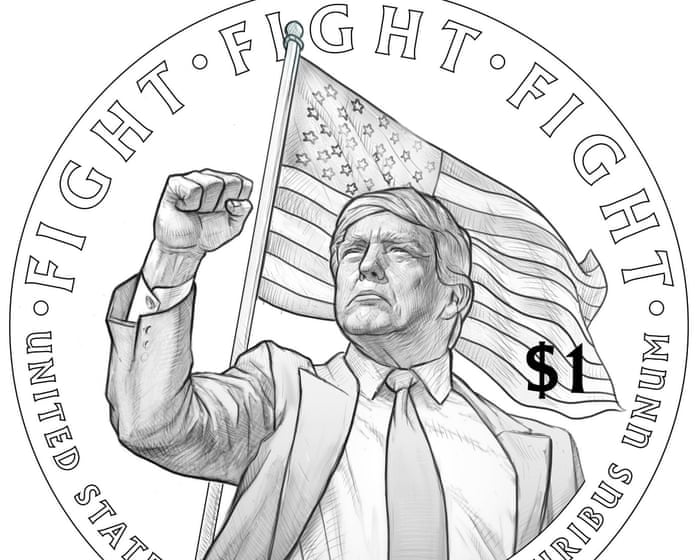 US treasury considers special $1 Trump coin reading ‘fight, fight, fight’