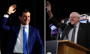 Pete Buttigieg and Bernie Sanders. Both are claiming victory.