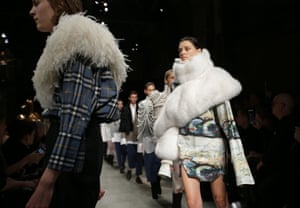 Burberry will no longer use real fur and angora in its clothes.