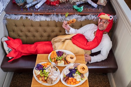 Rich Pelley … ‘one more bite and I’ll turn into a turkey.’