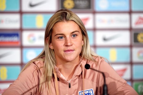 England striker Alessia Russo was calm personified as she fielded questions from the media ahead of Sunday’s World Cup final.