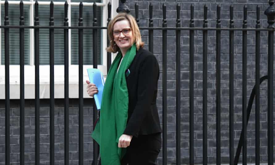 Amber Rudd, the home secretary.
