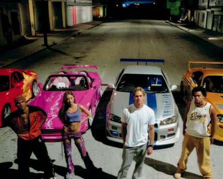 ‘Every car is either hot pink or lime green, or else adorned in gaudy decals.’