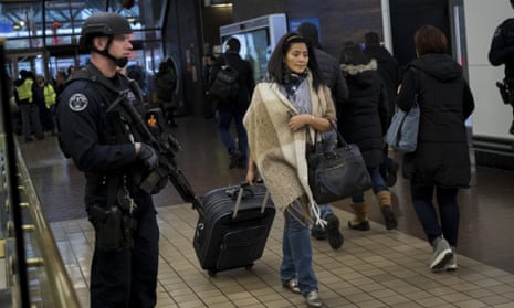 The New York subway in the wake of the attack. Some public metro systems are moving towards mass screening.