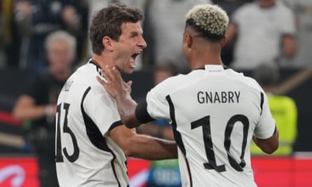 Nagelsmann must revive Germany and unite a nation but are the tools lacking? | Germany 5 Thomas Müller celebrates scoring against France