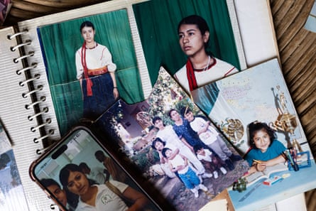 Photos of Sandra Dominguez’s childhood.