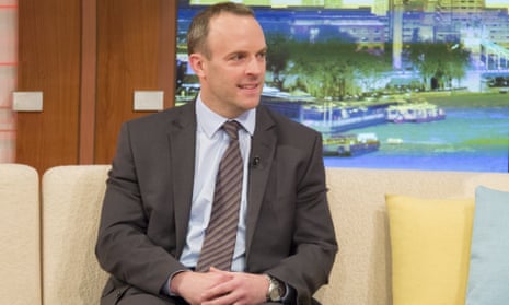 Dominic Raab, whose comments were today criticised by Theresa May.