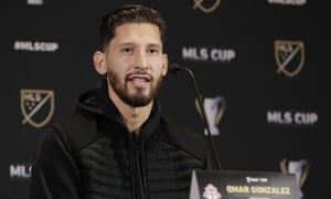 Toronto FC defender Omar Gonzalez tweeted a picture of a sandwich with a banana and a small pot of potato salad.