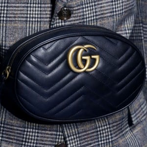 A bag at the Gucci show