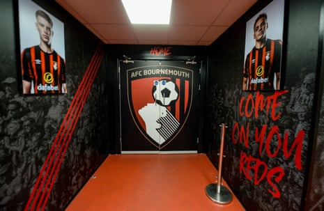 Behind the scenes at the Vitality Stadium.